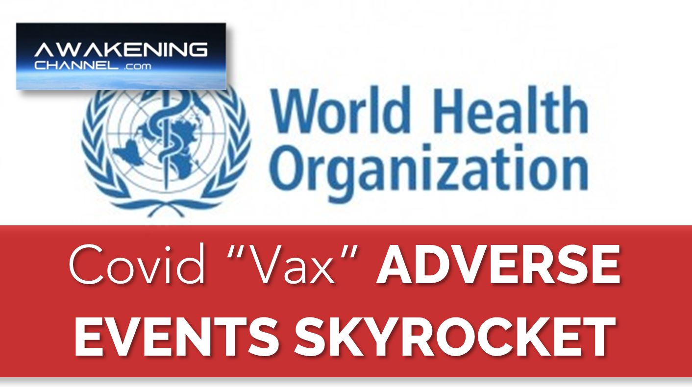 WHO: Covid “Vax” Adverse Events Skyrocket