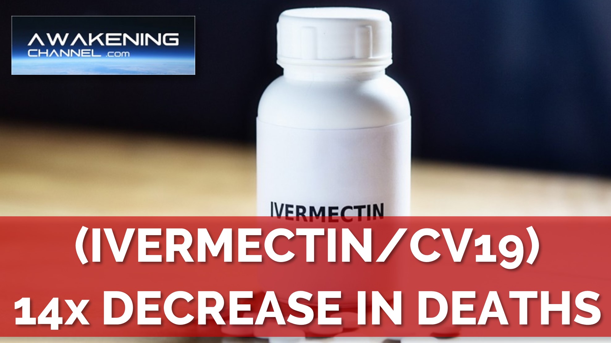 (Ivermectin/CV19) 14 Fold Decrease In Deaths
