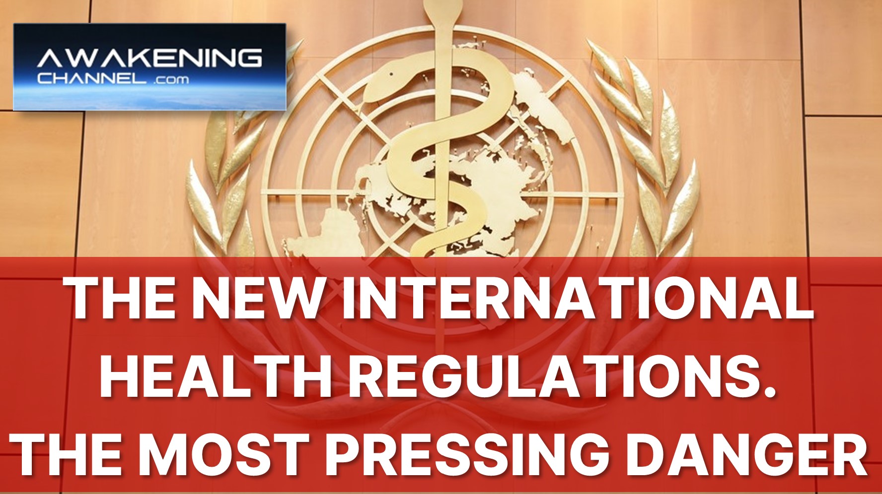 The New International Health Regulations. The Most Important Topic Of Our Time.